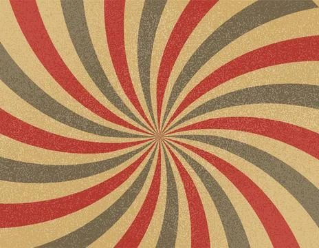 Retro Circus Burst Background Stock Illustration