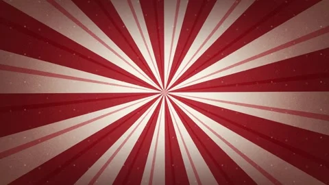 Retro circus sunburst rotating seamless loop motion background Stock Footage 345394067
