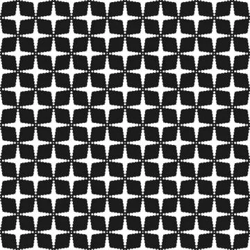 Retro classic seamless pattern from intersection points in abstract shape sha Stock Illustration