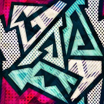 Retro cloth seamless pattern Stock Illustration