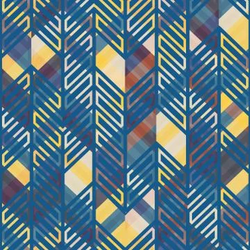 Retro cloth seamless pattern Stock Illustration