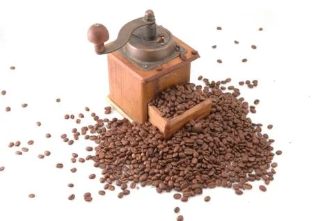 Retro coffee grinder Stock Photos
