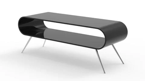 Retro Coffee Table Stock Illustration