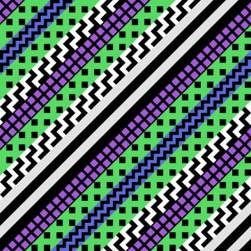 Retro color seamless pattern. Fancy abstract geometric art print. Ethnic hipster Stock Illustration