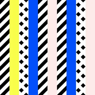 Retro color seamless pattern. Fancy abstract geometric art print. Ethnic hipster Illustrazione stock