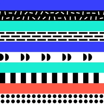 Retro color seamless pattern. Fancy abstract geometric art print. Ethnic hipster Illustrazione stock