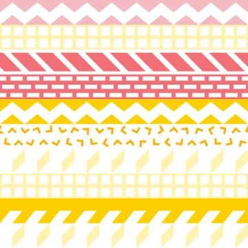 Retro color seamless pattern. Fancy abstract geometric art print. Ethnic hipster Stock Illustration