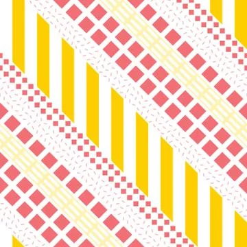 Retro color seamless pattern. Fancy abstract geometric art print. Ethnic hipster Illustrazione stock