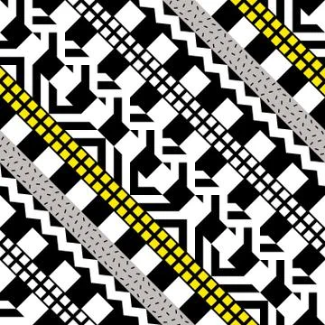 Retro color seamless pattern. Fancy abstract geometric art print. Ethnic hipster Stock Illustration