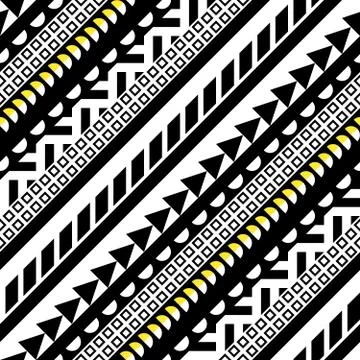 Retro color seamless pattern. Fancy abstract geometric art print. Ethnic hipster Stock Illustration