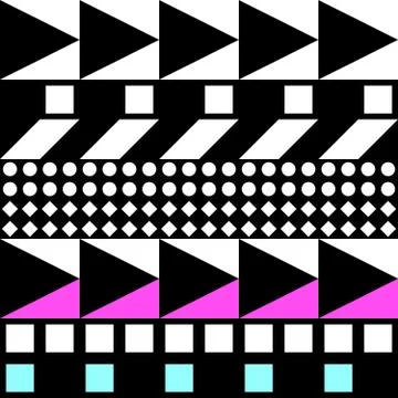 Retro color seamless pattern. Fancy abstract geometric art print. Ethnic hi.. Stock Illustration