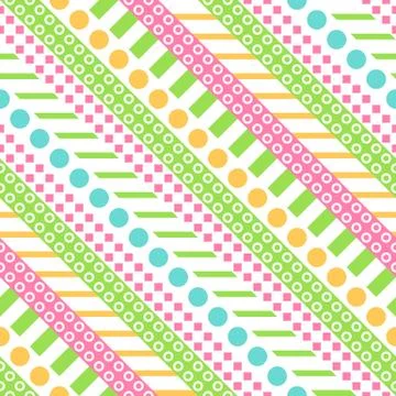 Retro color seamless pattern. Fancy abstract geometric art print. Ethnic hi.. Illustrazione stock