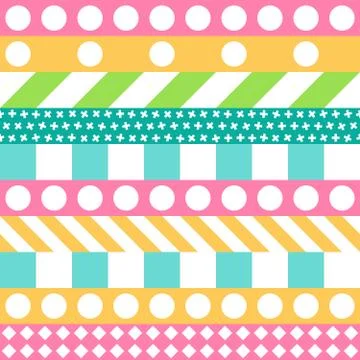 Retro color seamless pattern. Fancy abstract geometric art print. Ethnic hi.. 스톡 일러스트