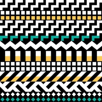 Retro color seamless pattern. Fancy abstract geometric art print. Ethnic hi.. Illustrazione stock