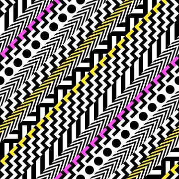 Retro color seamless pattern. Fancy abstract geometric art print. Ethnic hi.. Stock Illustration