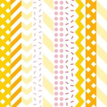 Retro color seamless pattern. Fancy abstract geometric art print. Ethnic hips Illustrazione stock