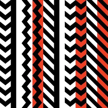 Retro color seamless pattern. Fancy abstract geometric art print. Ethnic hips Stock Illustration