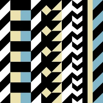 Retro color seamless pattern. Fancy abstract geometric art print. Ethnic hips Illustrazione stock