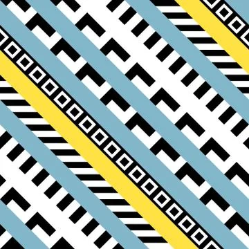 Retro color seamless pattern. Fancy abstract geometric art print. Ethnic hips Illustrazione stock