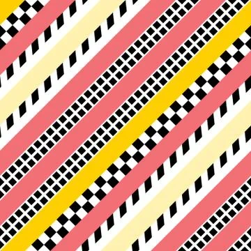 Retro color seamless pattern. Fancy abstract geometric art print. Ethnic hips Stock Illustration