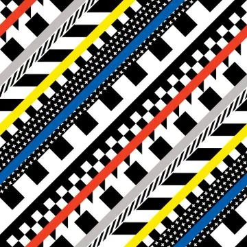 Retro color seamless pattern. Fancy abstract geometric art print. Ethnic hips Stock Illustration