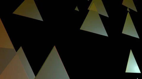 Retro color triangle Stock Footage 52001236