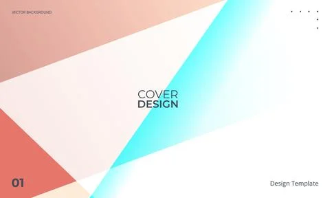 Retro colored abstract background with diagonal geometric shapes. Vector Stock Illustration