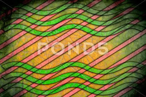 Retro colored striped background . Stock Illustration