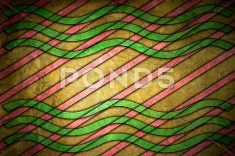 Retro colored striped background . Stock Illustration