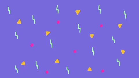 Retro colorful abstract backdrop pattern design. Pop art style from 80s and 9 Stock Footage 146259652