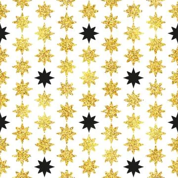 Retro colorful star seamless pattern. Vector illustration 스톡 일러스트