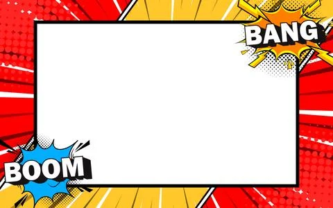 Retro comic background design. Vector illustration. Stockillustratie