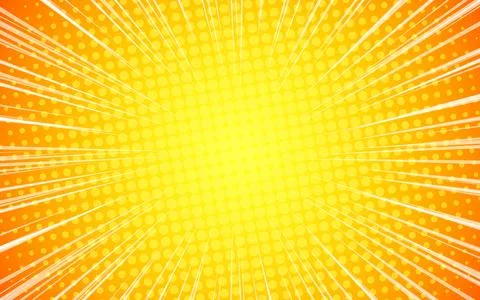 Retro comic background with halftone dots, pop art style. Vector illustration Stock Illustration