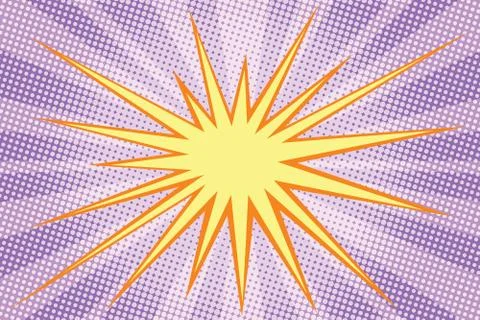 Retro comic background raster gradient halftone Stock Illustration