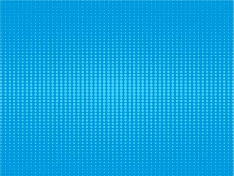 Retro comic blue background raster gradient halftone pop art retro style Illustrazione stock