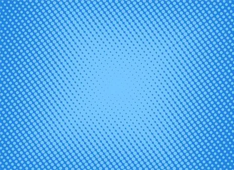 Retro comic blue background raster gradient halftone, stock vector illustrati Illustrazione stock