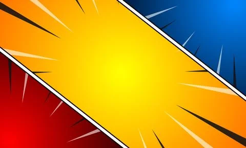 Retro Comic Book Background. Vector Illustration Illustrazione stock