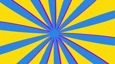 Retro Comic Book Style Animated Starburst Background Video stock 324530412