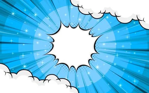 Retro comic design speech bubbles. Pop art vector elements. 库存插图