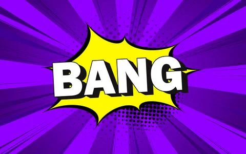 Retro Comic Speech Bubble With Stripes Background. Stock Illustration