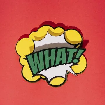 Retro comic speech bubbles with sound effects Stock Illustration