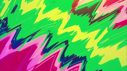 Retro Comic Strokes Hand-Drawn Zig-Zag Pattern Loop Stock Footage 315212185