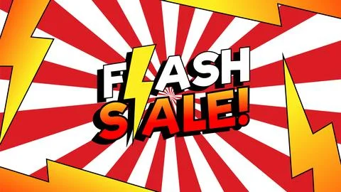 Retro Comic Style Lightning Sign Border Stock Illustration