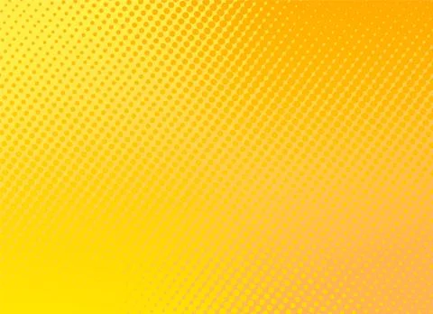 Retro comic yellow background raster gradient halftone, stock vector illustra Illustrazione stock