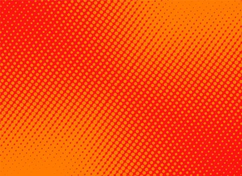 Retro comic yellow background raster gradient halftone, stock vector illustra Illustrazione stock