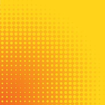 Retro comic yellow background raster gradient halftone, stock vector illustra Illustrazione stock