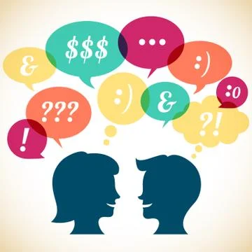 Retro Communication Concept Stock Illustration