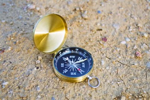 Retro compass Stock Photos