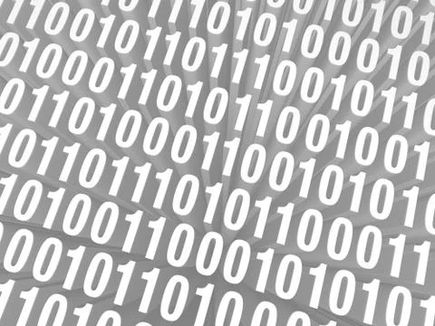 Retro computer code background Stock Illustration