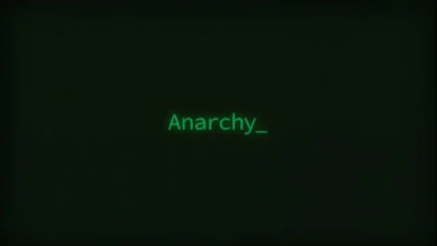 Retro Computer Coding Text Animation Typing Anarchy, CRT Monitor Style Stock Footage 230167536